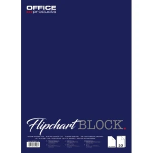 Blok do flipchartów OFFICE PRODUCTS, 58,5x81cm, 50 kart.,  gładki, biały