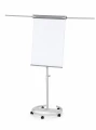 Flipchart mobilny suchościeralny magnetyczny 68x105xh220 cm z rozkładanymi ramionami MemoBe  - Flipchart 68x105xh220 cm na mobilnym stelażu