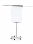 Flipchart mobilny suchościeralny magnetyczny 68x105xh220 cm z rozkładanymi ramionami MemoBe 