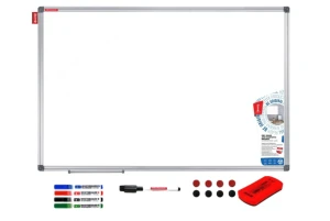 Tablica suchościeralna magnetyczna  150x100 cm  z zestawem startowym MemoBe / Memoboards