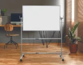 Tablica obrotowo-jezdna MemoBe 200x100 cm – dwustronna suchościeralna magnetyczna - tablica mobilna 200x100 cm w biurze