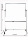 Tablica obrotowo-jezdna MemoBe 200x100 cm – dwustronna suchościeralna magnetyczna - Wymiary zewnętrzne  tablicy obrotowej jezdnej 200x100 cm