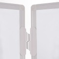 Tryptyk tablica magnetyczna suchościeralna 120x90/240 cm TRS129  - zawias skrzydła tablicy rozkładanej 120x90 cm