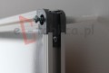 Tablica suchościeralna magnetyczna  200x100 cm  biała Memoboards / Memobe rama aluminiowa - montaż tablicy Memoboards 200x100 cm