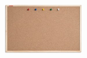 TCD12595 Tablica korkowa 125x95 cm w ramie drewnianej  BILLBOARDS  