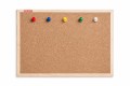 tablica korkowa w ramie drewnianej 65x95 cm do  pinesek