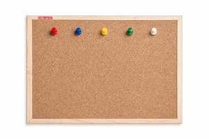 TCD6595 Tablica korkowa 65x95 cm w ramie drewnianej  BILLBOARDS  