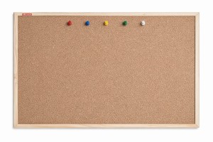 TCD175110 Tablica korkowa 175x110 cm w ramie drewnianej  BILLBOARDS  